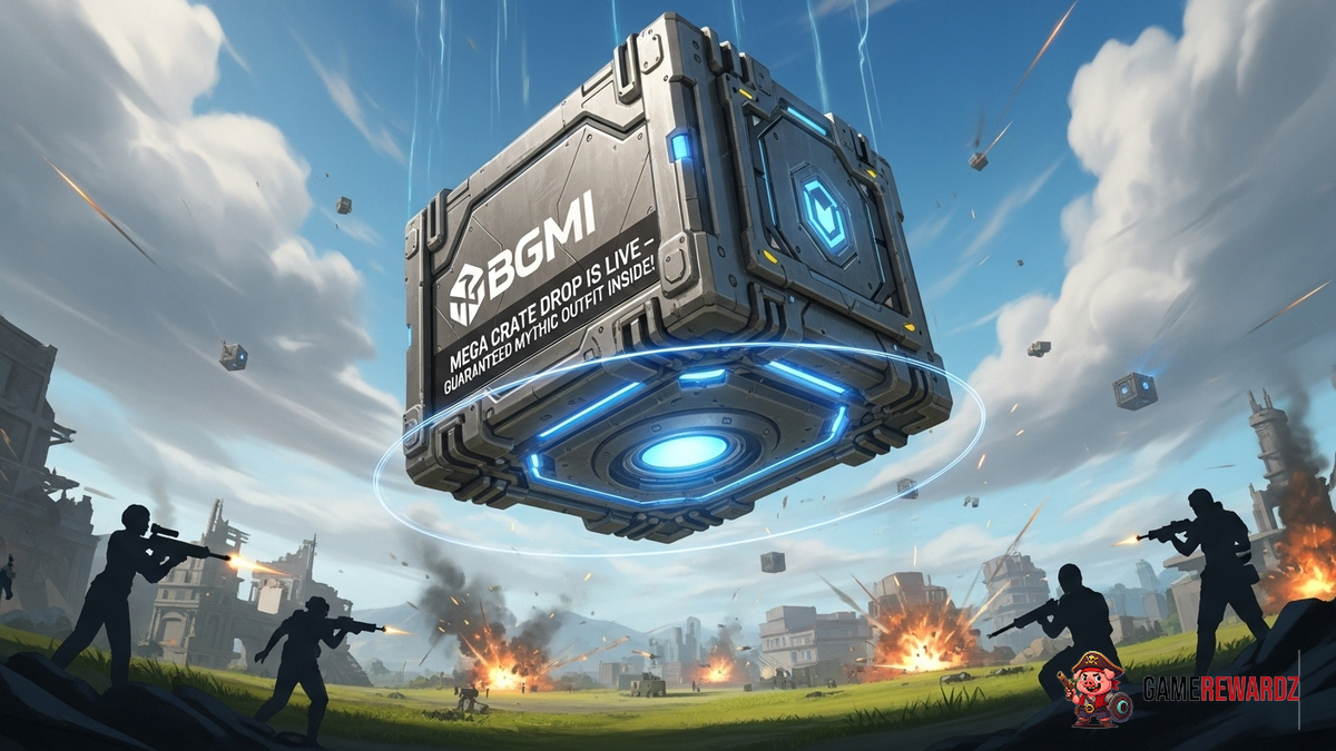 BGMI&#039;s Mega Crate Drop is LIVE – Guaranteed Mythic Outfit Inside!